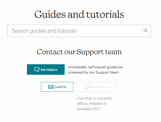 Mailchimp Support