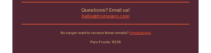 A no-reply email with sender’s support email address