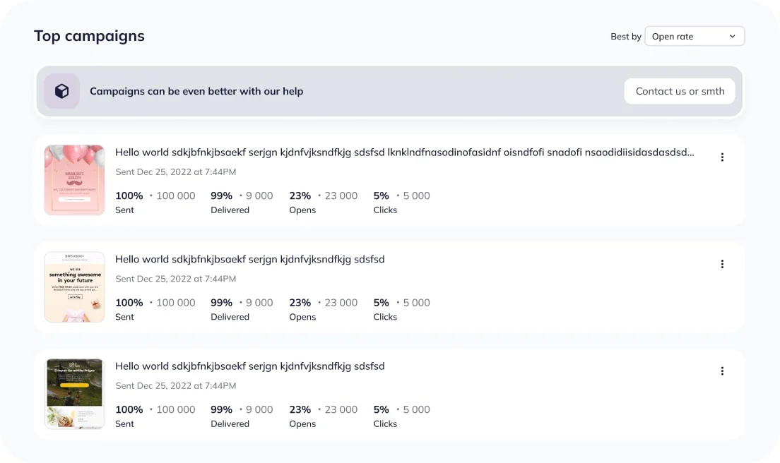 Let the numbers do the talking