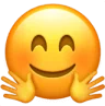 Hugging face emoji