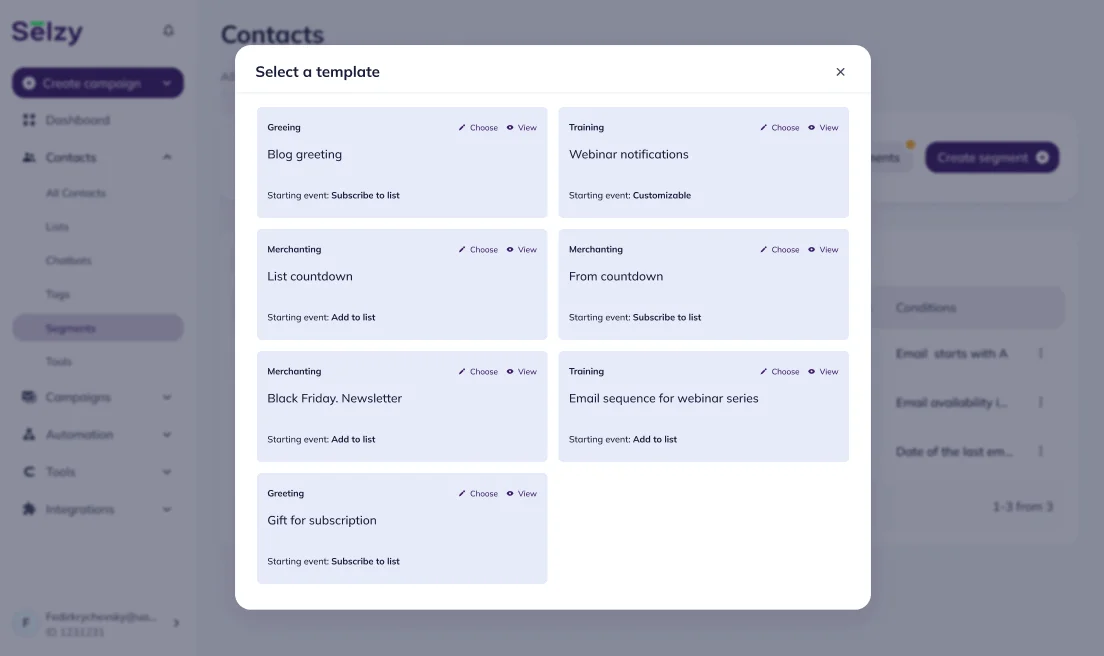 Behavior-based triggers