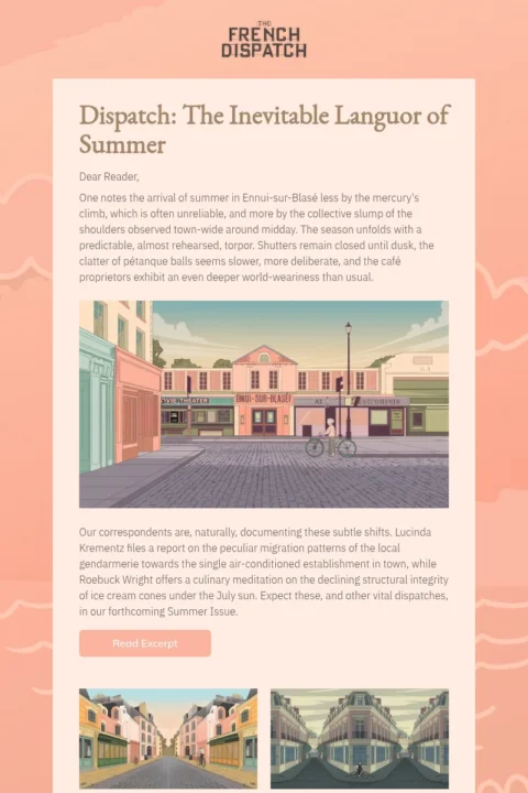 Summer email template