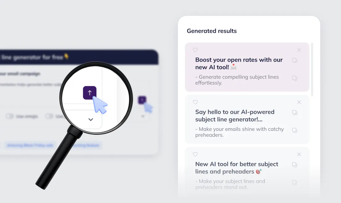 Сгенерировать варианты темы письма